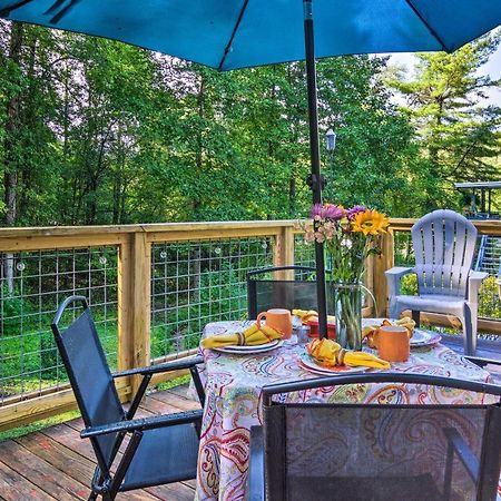 Shaw Creek Cottage With Fire Pit And Forest Views Hendersonville Exteriör bild